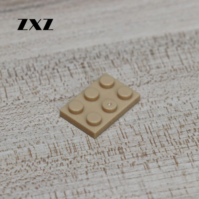50 шт./лот 2X3 короткие строительные блоки кирпичи DIY игрушки совместимая пластина