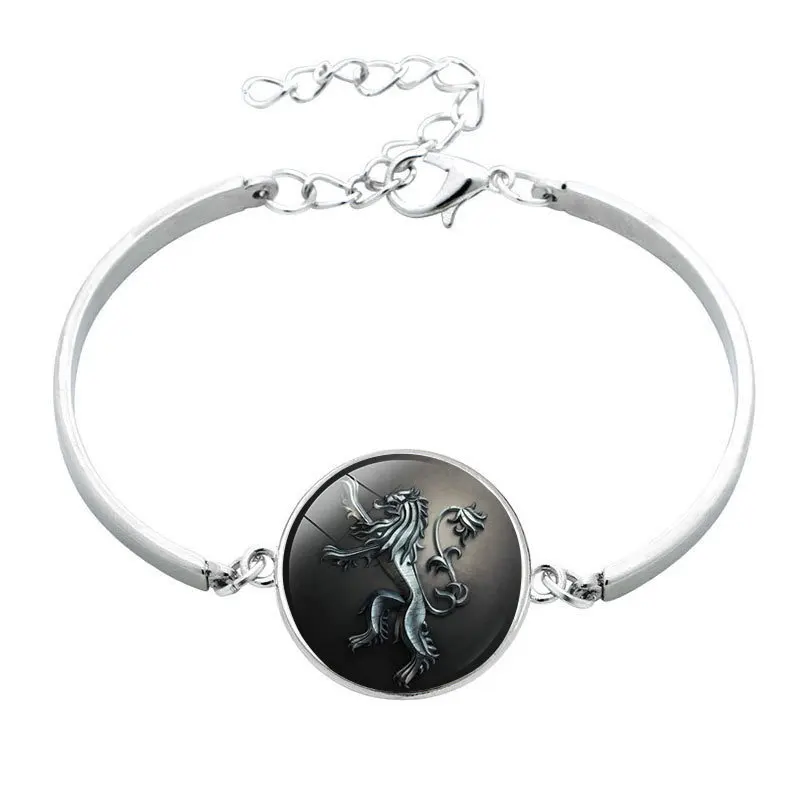 Новые серебряные браслеты по мотивам сериала Игра престолов для мужчин женщин