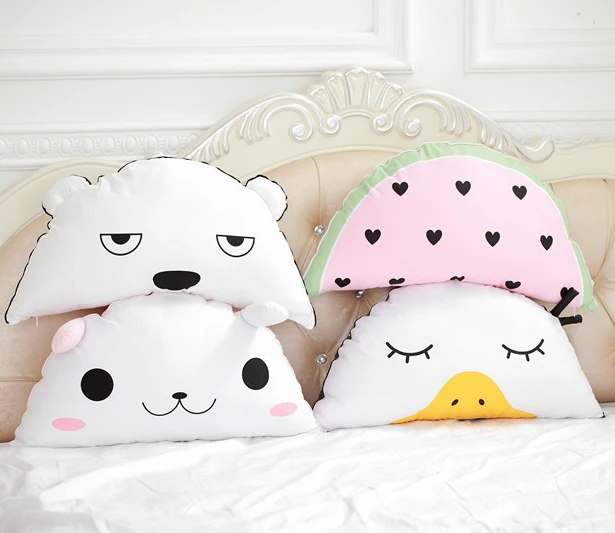 Декоративные подушки мультяшная подушка креативный медведь утка арбуз диван