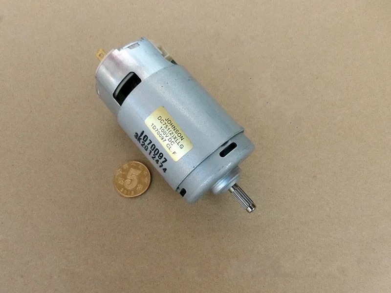 DC24V-100V compensated carbon brush High torque 7512 motor Spindle motor