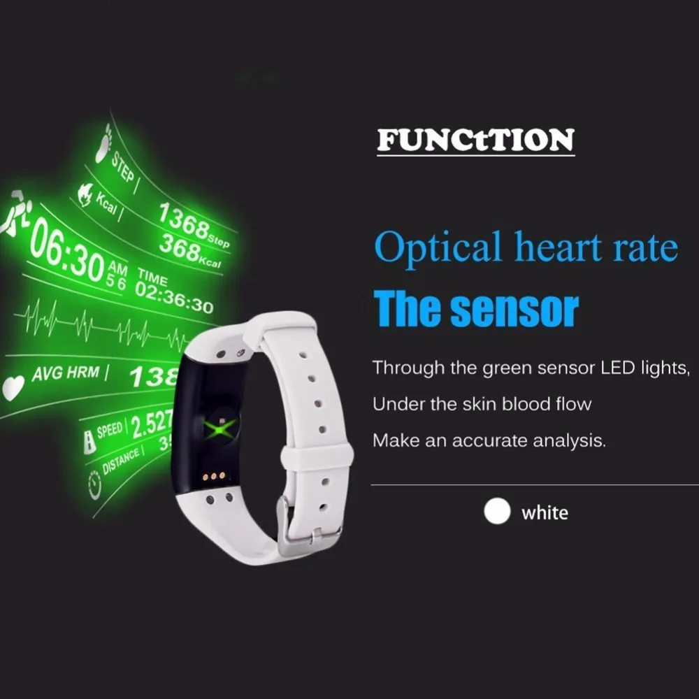 Smarcent Dfit D21 спортивный смарт-браслет Фитнес трекер активности монитор сердечного
