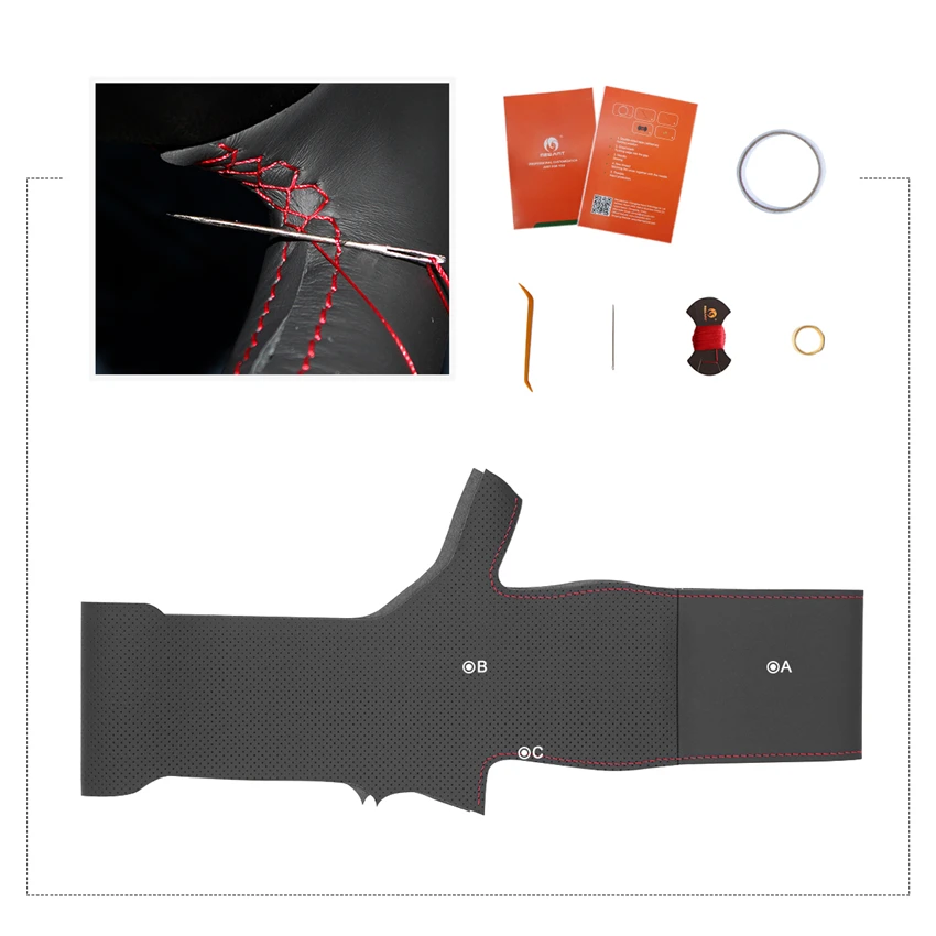 MEWANT черная искусственная кожа фотосессия для Kia Morning 2011 2016 Picanto 2012 2015|car steering wheel