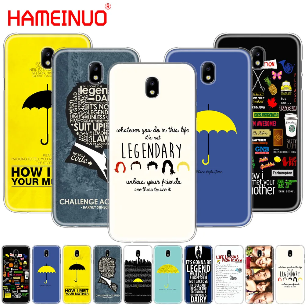 HAMEINUO Как я встретил вашу маму himym цитаты чехол для телефона Samsung Galaxy J3 J5 J7 2017 J527 J727