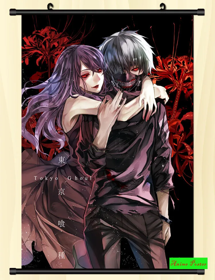Аниме плакат Tokyo Ghoul настенная прокрутка печатная картина домашний декор