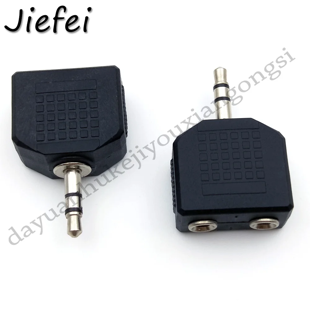 

10pcs 1 Male to 2 Female 3.5 Jack Aux Audio Cable Headphone Splitter for Apple iPhone 4 5 6 7 plus iPad iPod laptop MP3 speaker