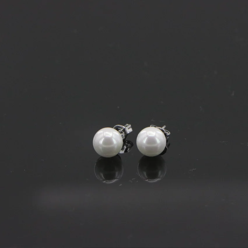 5 шт./комплект женские серьги гвоздики с искусственным жемчугом|pearl stud earrings|fashion