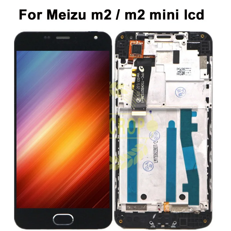 For Meizu M2 Mini LCD Touch Screen Digitizer + Display 5.0&quot Cellphone Black Color Free Shipping Assembly Replacement | Мобильные