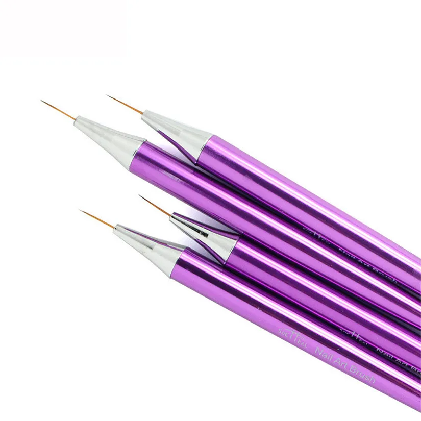 Набор для дизайна ногтей набор рисования рисунок резьба кисть с ручкой маникюра