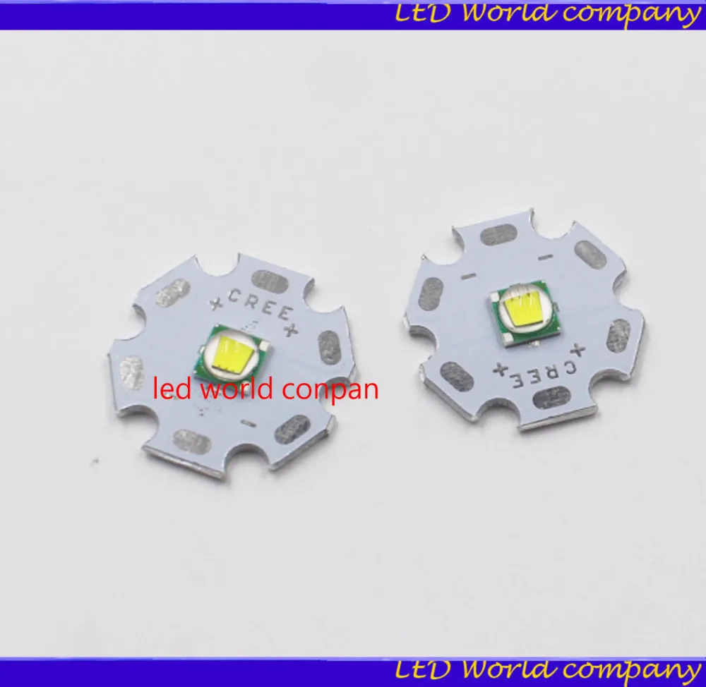 CREE XML XM-L T6 светодиодный U2 10 Вт белый чип высокой мощности на 12 мм 14 16 20 PCB | Лампы и