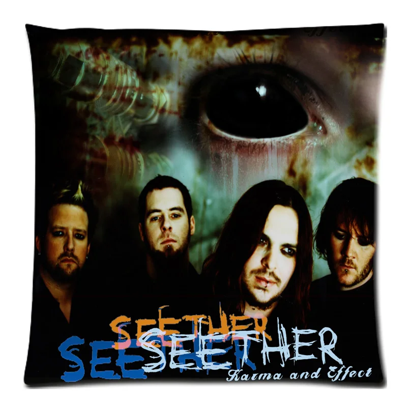 Квадратный декоративный чехол для дивана с узором seether 18 х18 дюймов наволочка