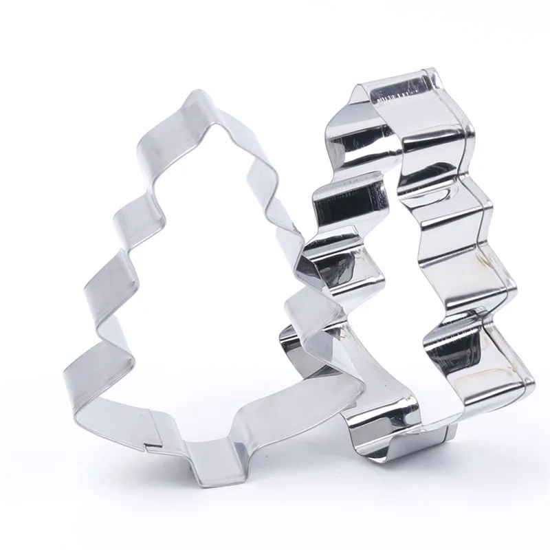 1PC Christmas Tree Shaped Aluminium Mold Buscuit Tools Cookie Cake Jelly Pastry Kitchen Baking Cutter Mould Tool | Дом и сад