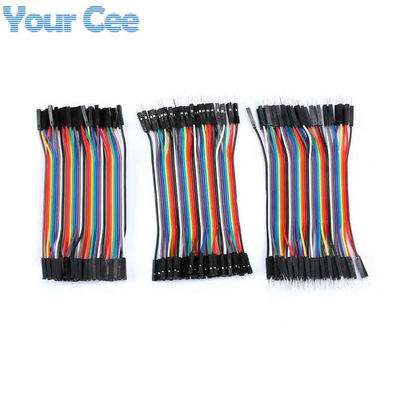 Удлинительные провода dupont для кабеля 120 шт. 40P 10 см|breadboard jumper wires|jumper wiremale female |