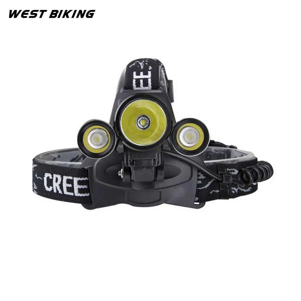 Фонарь велосипедный West Biking с аккумулятором 2*18650|cycling light|bicycle headlampbicycle torch |