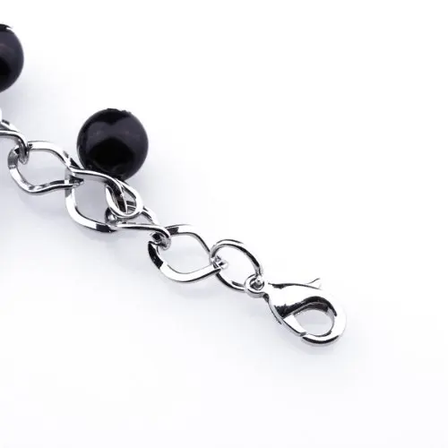 Новинка Лидер продаж bracciale OROLOGIO ДА POLSO al Quarzo Rotondo perline acrilico Nero Moda | Электроника