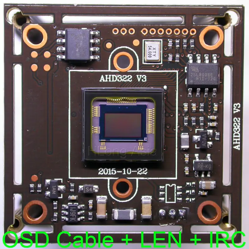 Плата видеонаблюдения Sony Exmor CMOS IMX322 + NVP2441 модуль камеры OSD кабель IRC 2.0MP LEN 1920x1080 1/2 9