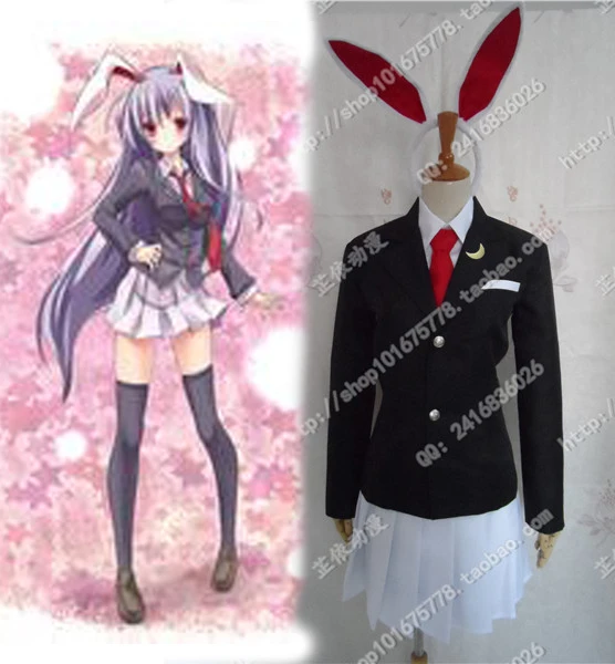 Косплей-Костюм Touhou Project Reisen Udongein Inaba |
