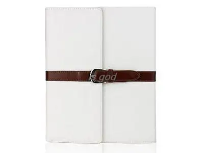 White Luxury Button Belt Smart Leather Case Cover Stand for New iPad 2 3 4 Gen | Компьютеры и офис