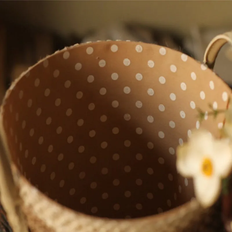 Plan цветок плетеная лоза корзина с ручками горшок Maquillage Pinceaux cestas de mimbre decorativas Хлебница Планте