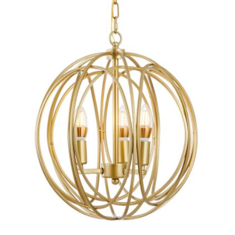 

Modern luxury golden global ball pendant light lamp LED living dinning room bedroom stylish gold globe LED hanging lamp light