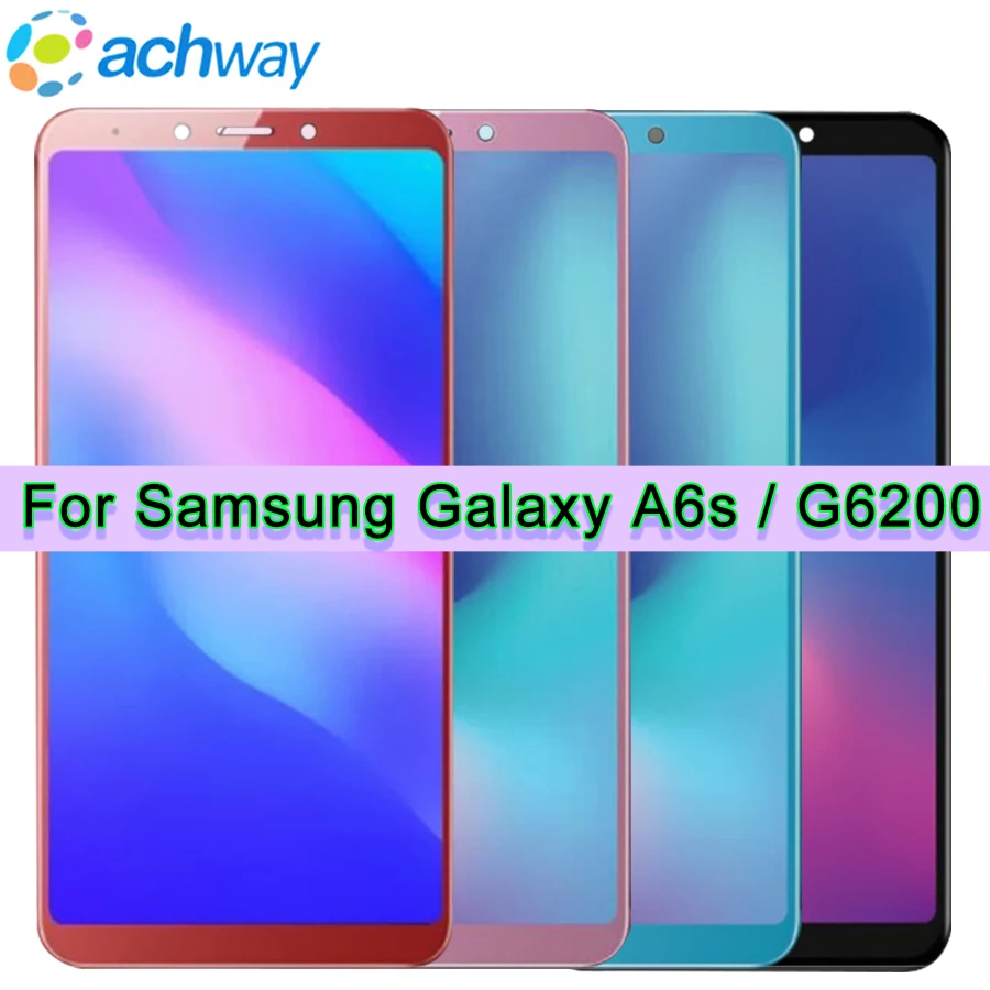 Super AMOLED 6.0для Samsung Galaxy A6S LCD G6200 SM дисплей сенсорный экран дигитайзер в сборе Ремонт