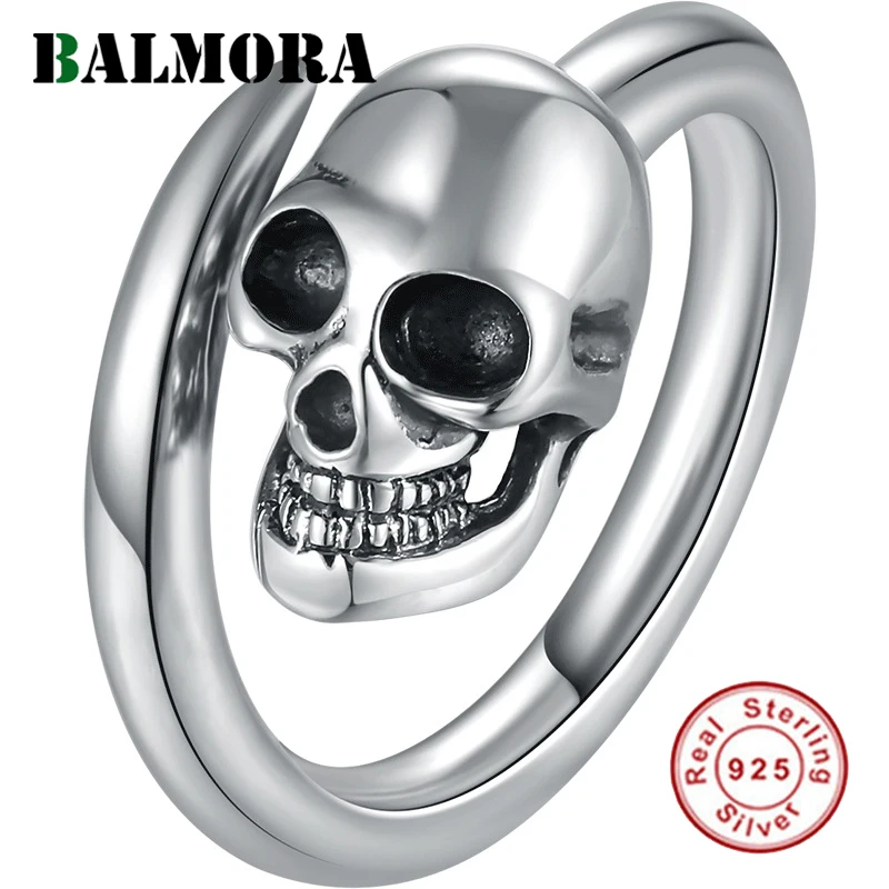 BALMORA 100% Настоящее чистое серебро 925 пробы ювелирные изделия винтажные кольца с