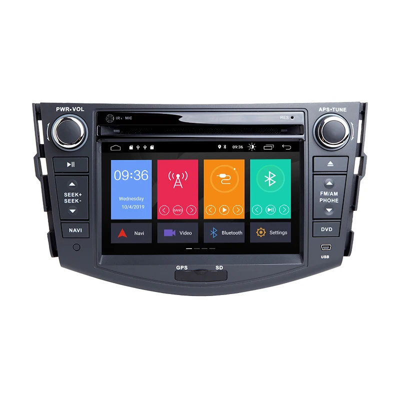 2 din Android 9 0 автомобильный DVD плеер GPS навигация для Toyota RAV4 Rav 4 2007 2008 2009 2010 2011 2012