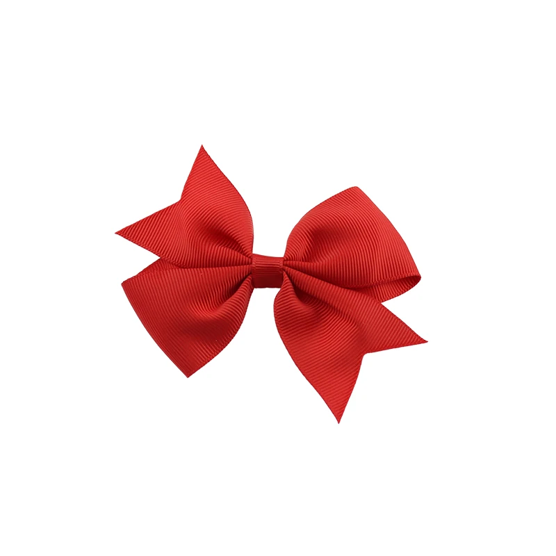 Hair Bow Boutique Solid Grosgrain Ribbon Hairgrips baby Clips Headwear Barrette Bowknot HairpinsFor Women Girls Accessories | Детская