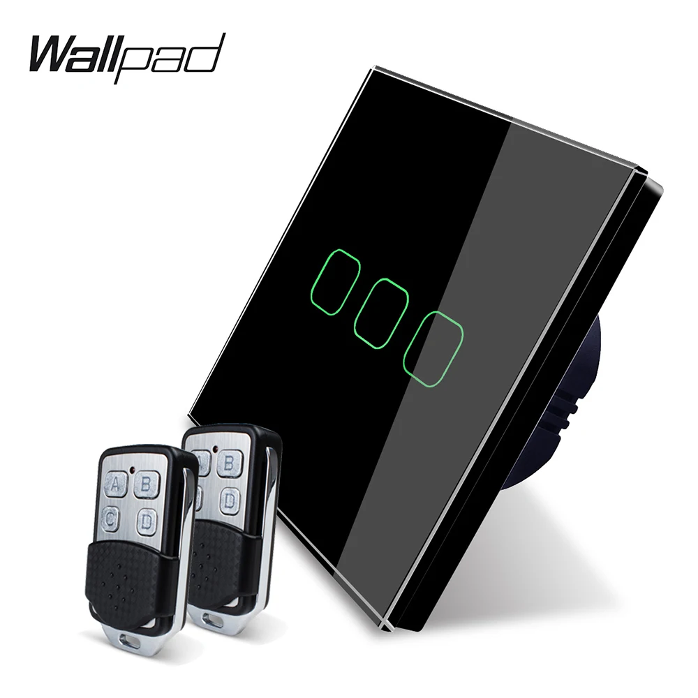 Настенный Электрический Выключатель Wallpad K3 емкостный тройной диммер с