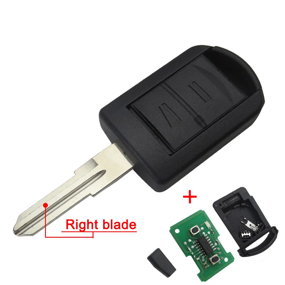 YM28 Blade OkeyTech Автомобильный Дистанционный ключ для Opel Vauxhall Meriva Agila Astra H J G Corsa D Vectra C 433 МГц ID40 чип HU100/HU43/HU46/YM28 лезвие - Цвет: YM28 Blade