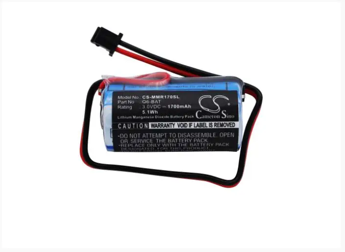 

Аккумулятор Cameron Sino 1700 мАч для MITSUBISHI MELSEC Q Q02CPU Q02HCPU Q06HCPU Q12HCPU Q12PHCPU Q12PRHCPU Q170HBATC Q172HCPU