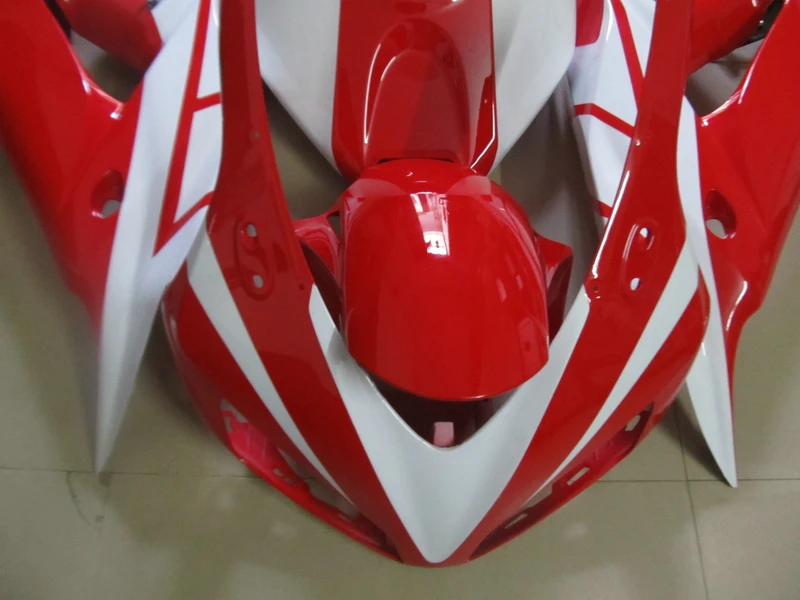 Литьевой формованный обтекатель комплект для Honda CBR1000RR 06 07 красный белый кузова