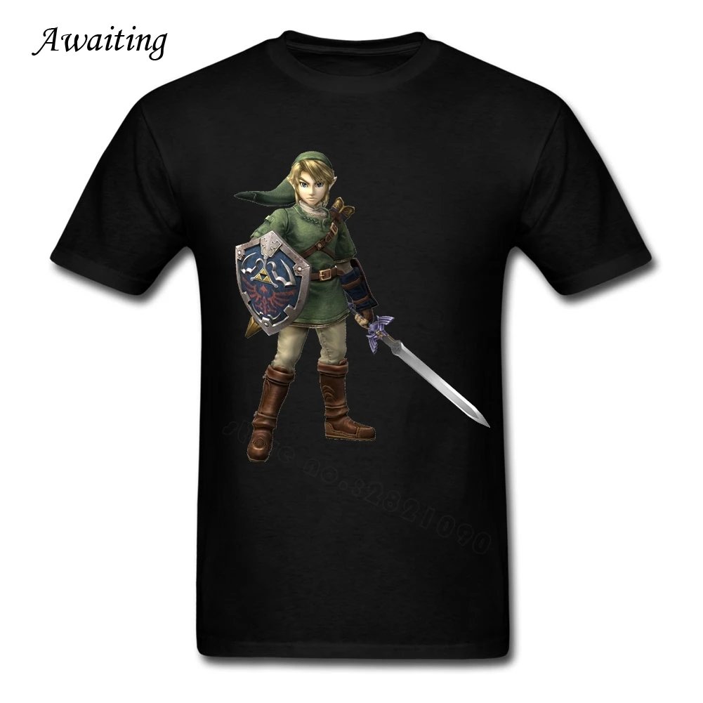 Hero Hyrule Мужской Футболки Летом Фитнес Тройники Для Мужчин 100% Хлопка С Коротким