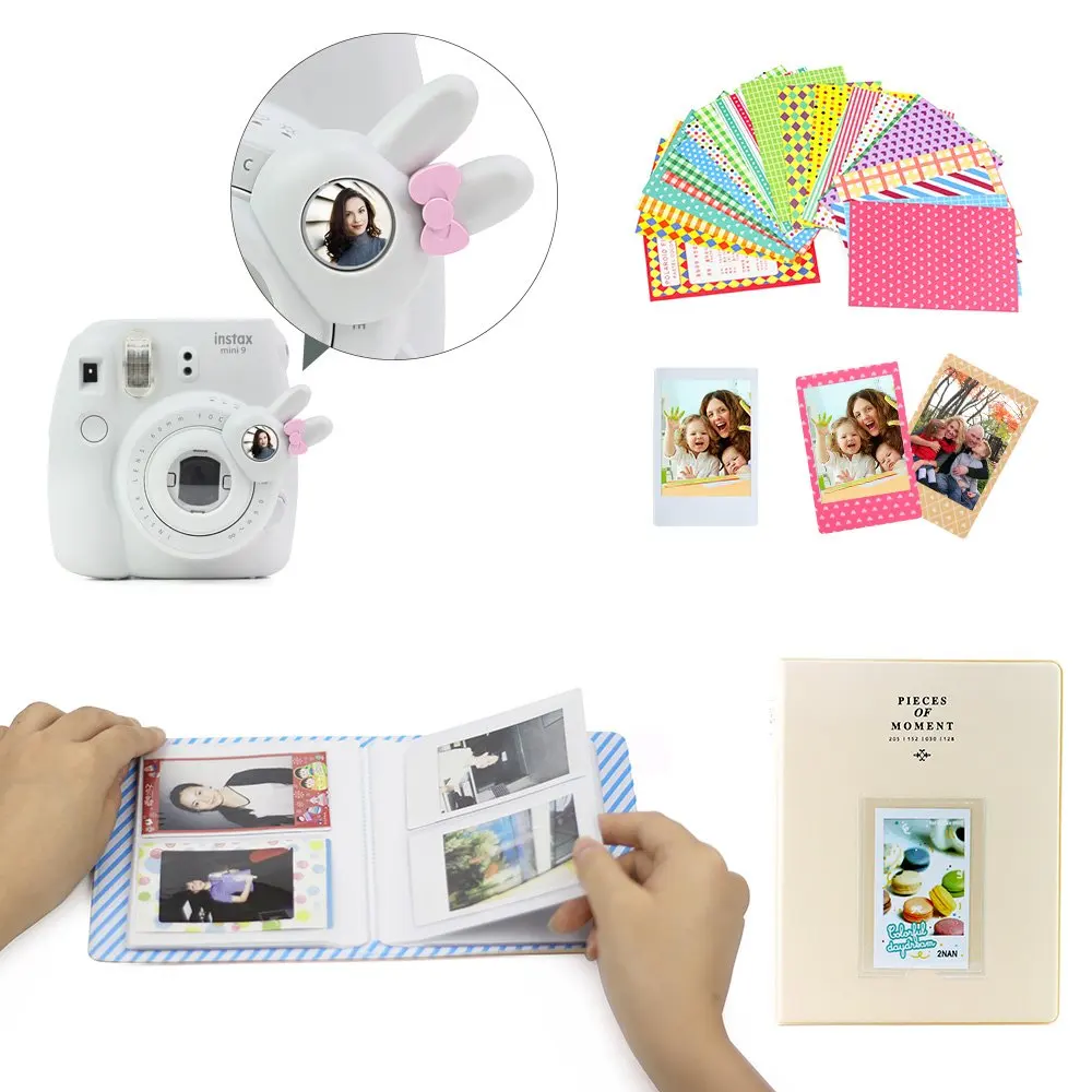 CAIUL мини камера чехол для Fujifilm Instax Mini 9 8 + модная мгновенная пленка премиум кожа pu с