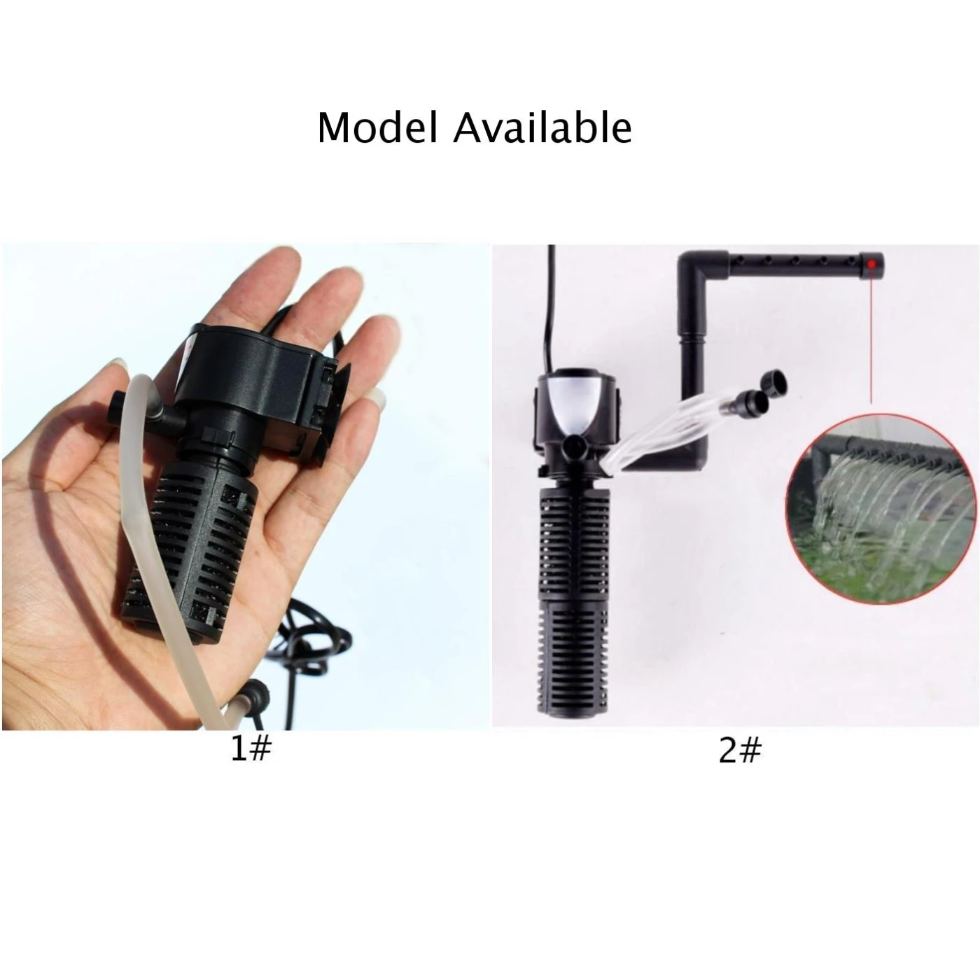 2 модели 3 в 1 внутренний фильтр аквариума для кислородный погружной насос