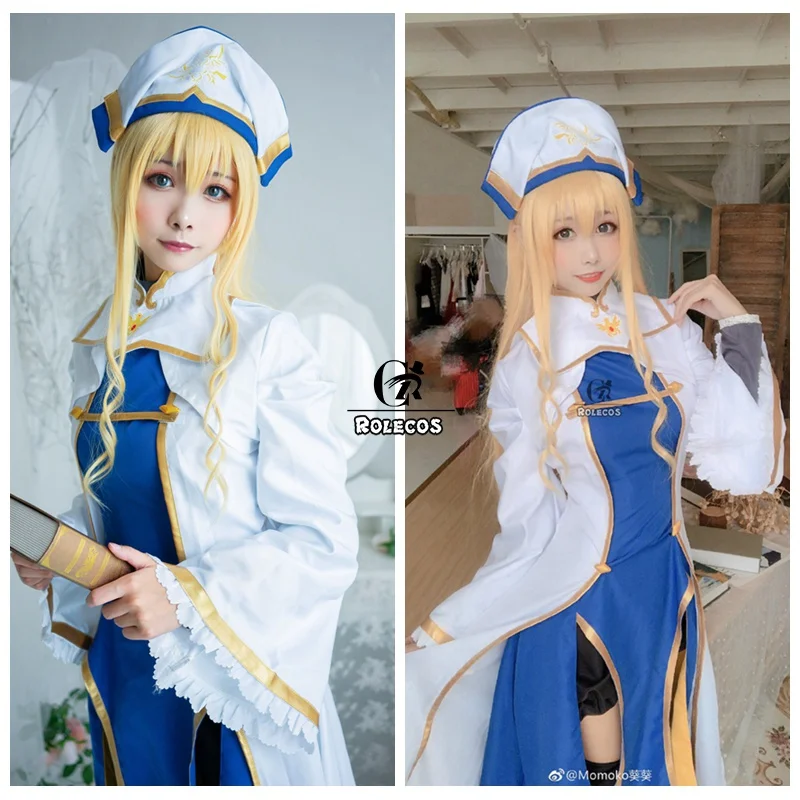 ROLECOS Гоблин убийца Косплэй костюм Onna Shinkan Гобл Костюм Аниме Для женщин священника