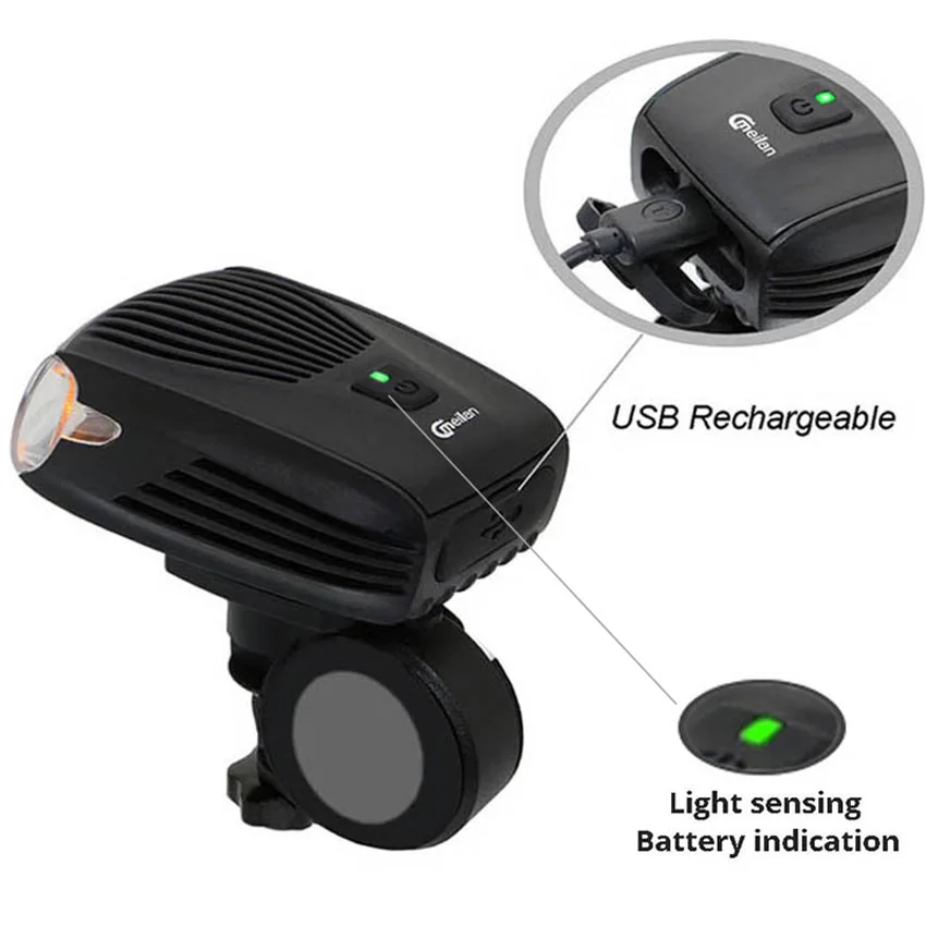 Meilan X1 велосипедные фары умный индукционный велосипедный фонарь задний USB зарядка