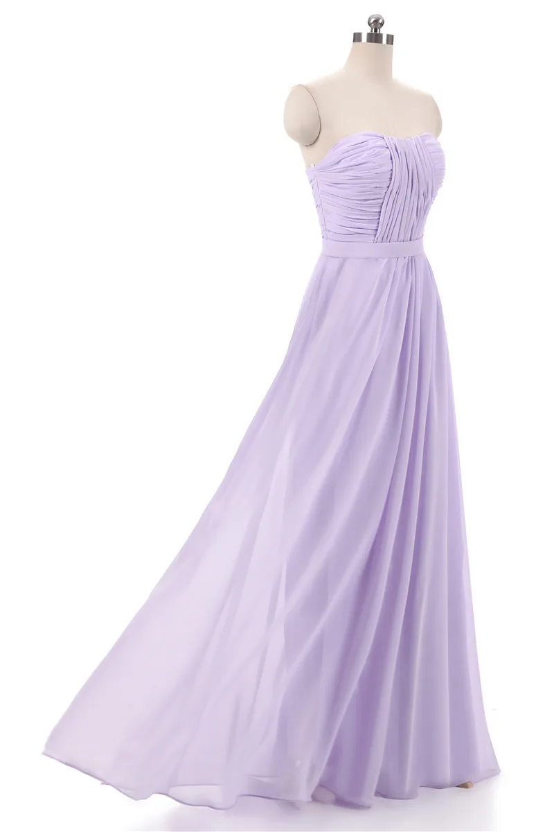 Gardlilac Лавандовое розовое длинное платье подружки невесты шифоновое