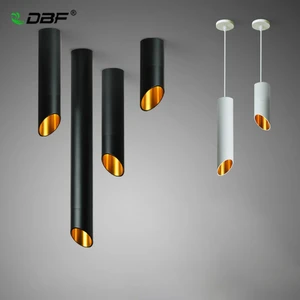 Потолочный светильник DBF, светодиодный, 1 м, 7 Вт, белыйчерный, AC85-265V