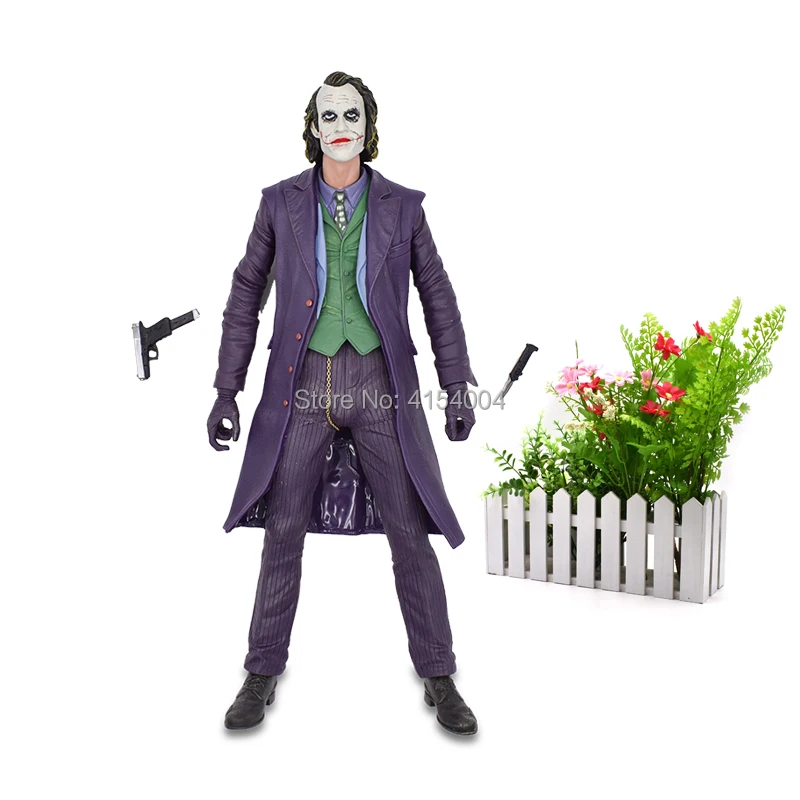 45 см NECA Джокер катушка игрушки Фигурки ПВХ Коллекция Модель Куклы Горячая игрушка Рождественский подарок для детей