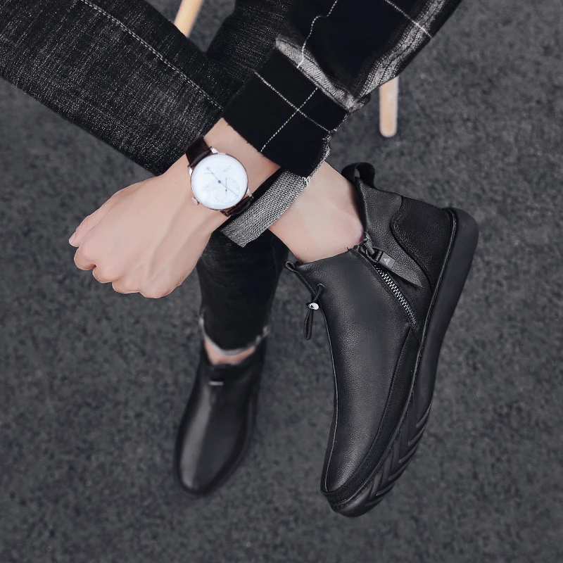 New Genuine Leather Shoes Men Brand Footwear Fashion Men's Casual shoes men Sneakers High Quality Zapatos De Hombre | Обувь