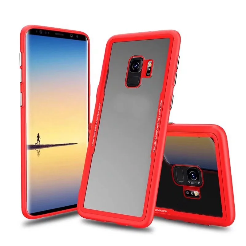 0.7MM 9H Real Tempered Glass Case For Iphone XR XS MAX X 8 7 Plus 6 6S SE 5 5S Galaxy Note 9+Soft TPU Side Cover 1PCS |