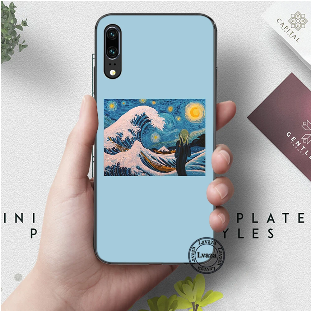 10 Силиконовый чехол с рисунком Ван Гога для huawei P8 Lite P9 Mimi P10 P20 Pro P Smart Z P30 - Цвет: 10