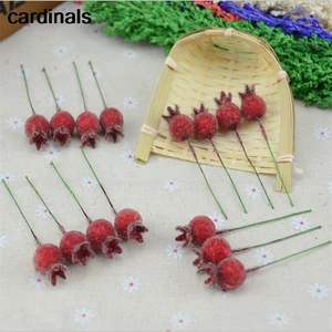 10 шт., искусственные цветы, гранат, ягоды, вишня, украшение для свадьбы