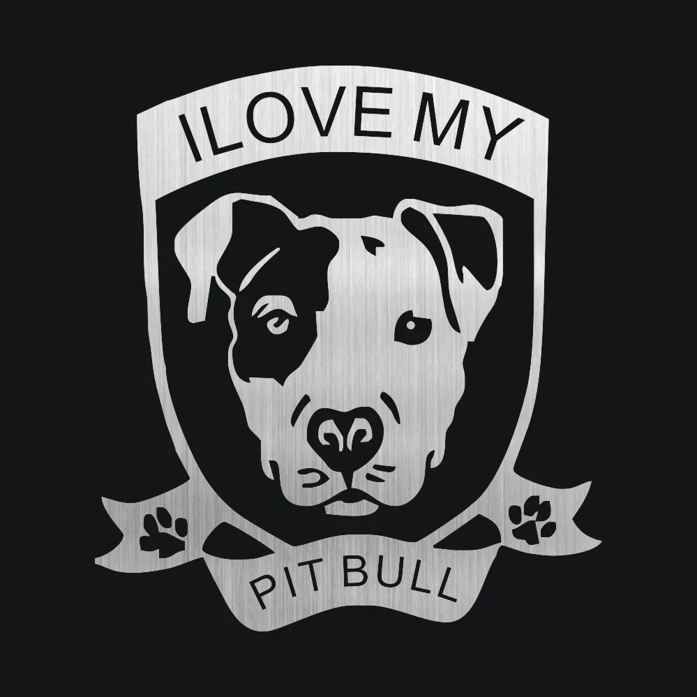 Автомобильные наклейки и I Love My Pitbull для автомобиля на бампер Стайлинг двери окна