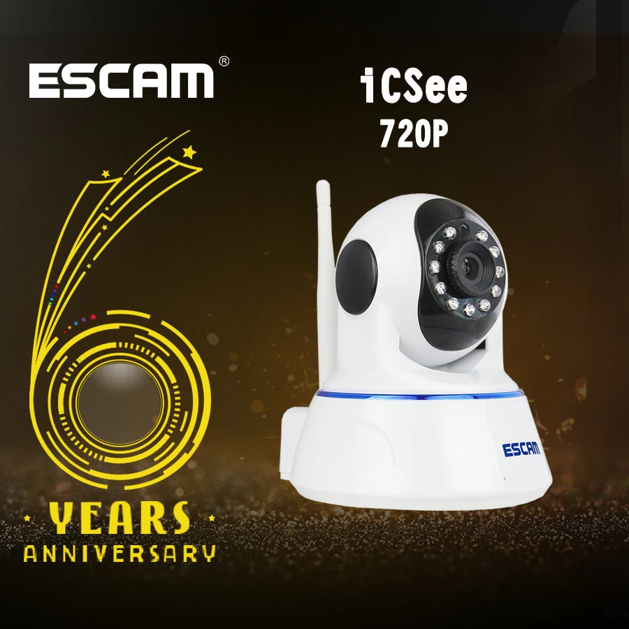Escam QF002 Мини WiFi ip камера HD 720P CCTV безопасности система P2P IR Cut двухстороннее аудио