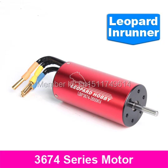 Бесплатная Доставка! Leopard LBP3674/3D 2200KV 4-полюсный бесщеточный двигатель для лодки |
