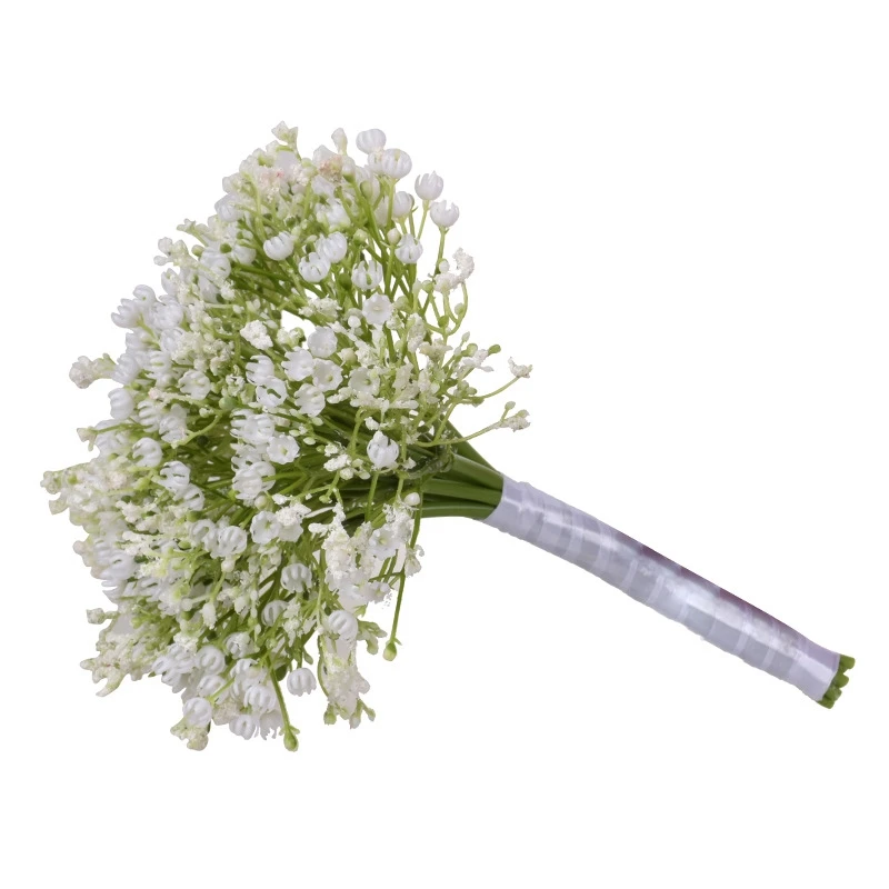 opening promotion-Wedding Bridal Bouquet Artificial Flowers Gypsophila Flower Simulation Starry Decorating Party Home | Дом и сад