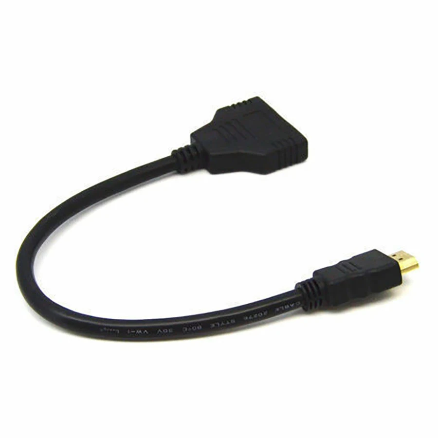 1080P HDMI порт папа 2 Женский 1 в Out сплиттер кабель адаптер конвертер 30 см дома |