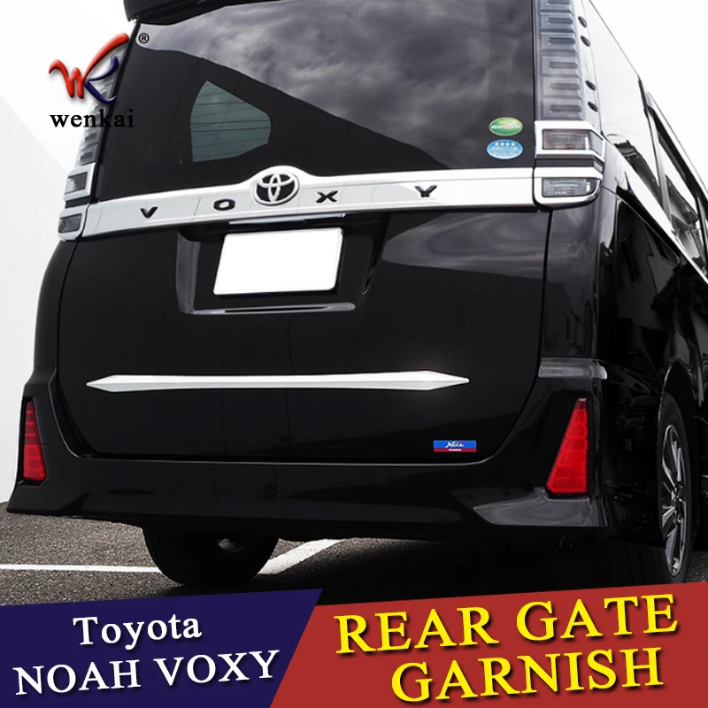 ABS Хромированная Задняя Крышка багажника для Toyota Noah Voxy 80 Series аксессуары для стайлинга автомобилей