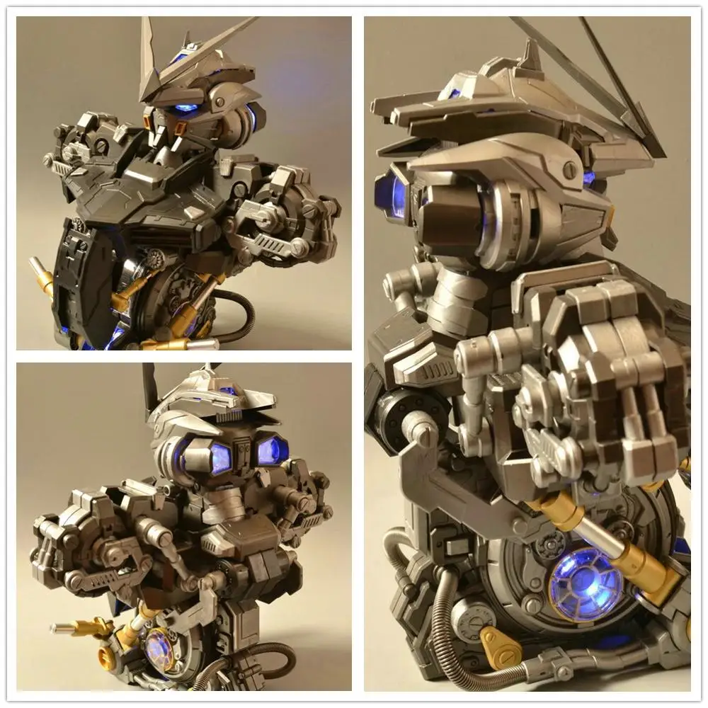 MK MotorKing модель 1/35 MBF P0X неподходящая рамка Gundam бюст голова с led *|Игровые фигурки и